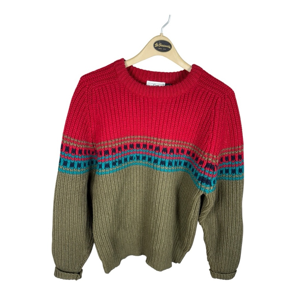 Colorful Wool Men’s Sweater